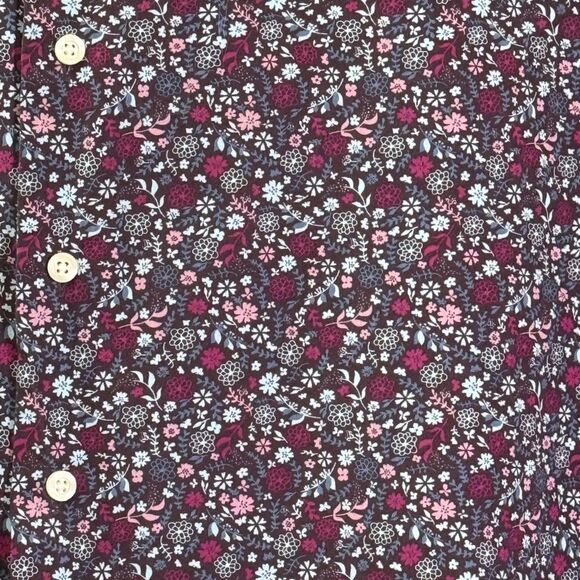 SYNRGY Big & Tall Men's Floral Print Button Front Shirt, Size 4XL - Picture 2 of 7